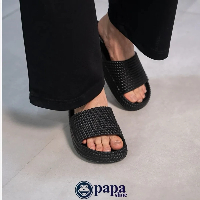 دمپایی  مردانه و زنانه بافتی  برند پاپا