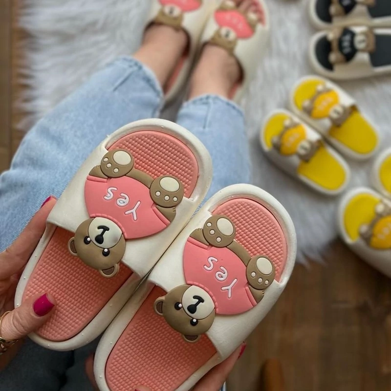 دمپایی تدی برجسته بچگانه 25 تا 30 برند پاپا