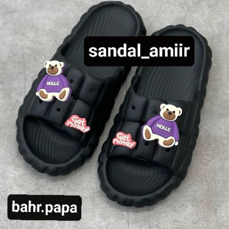 دمپایی کیوت استیکر دار زنانه برند پاپا