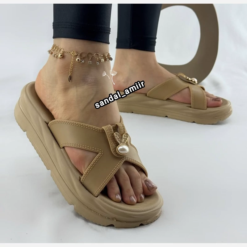 دمپایی زنانه لژ دار هایلی برند پاپا